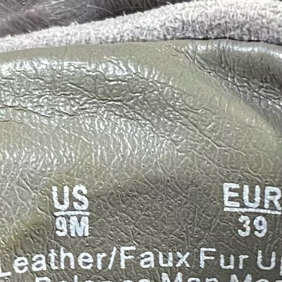 🛑SOLD🛑 Sam Edelman Sneakers Fur Gray Leya Pom Pom Women’s size 9 M - Picture 9 of 9